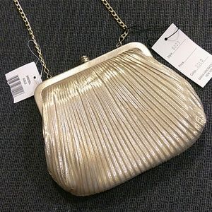 Gold handbag
